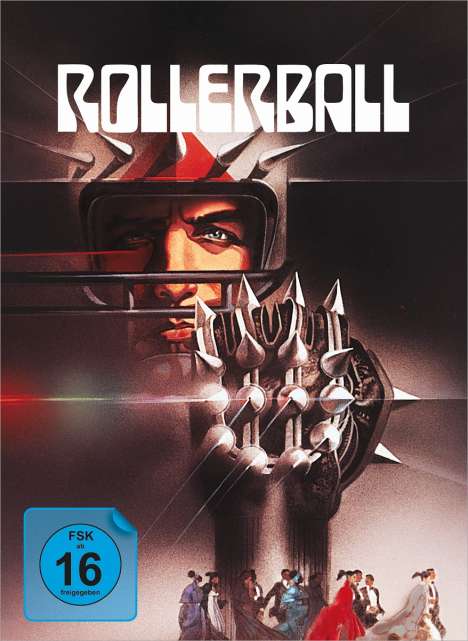 Rollerball (1975) (Blu-ray &amp; DVD im Mediabook), 2 Blu-ray Discs und 1 DVD