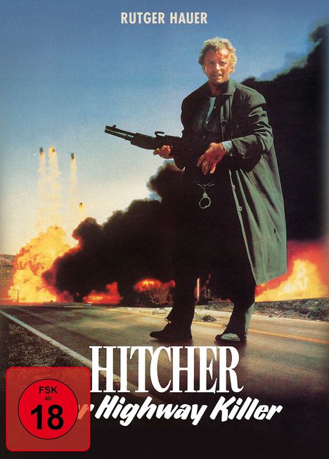 Hitcher, der Highway Killer (Blu-ray &amp; DVD im Mediabook), 1 Blu-ray Disc und 1 DVD