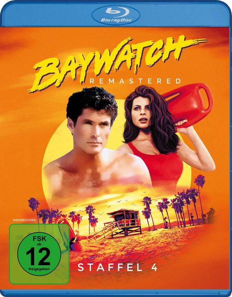 Baywatch Staffel 4 (Blu-ray), 4 Blu-ray Discs