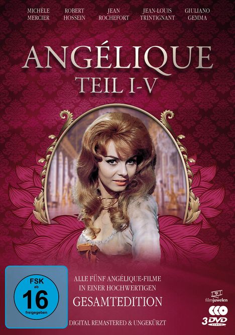 Angélique (Gesamtedition), 3 DVDs