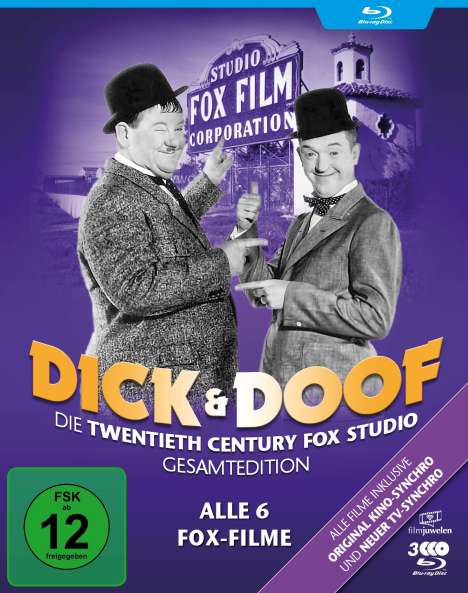 Dick und Doof - Die Fox-Studio-Gesamtedition (Alle 6 Fox-Filme) (Blu-ray), 2 Blu-ray Discs