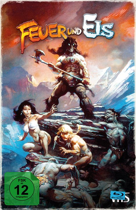 Feuer und Eis (1983) (Limited Collector's Edition im VHS-Design) (Blu-ray), Blu-ray Disc