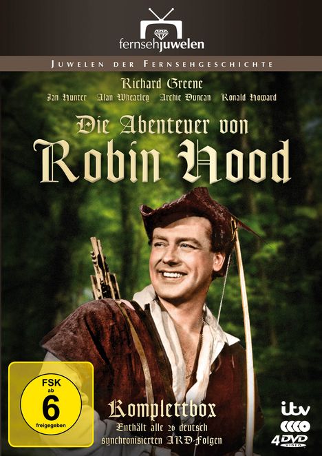 Die Abenteuer von Robin Hood (Die ARD-Gesamtedition), 8 DVDs