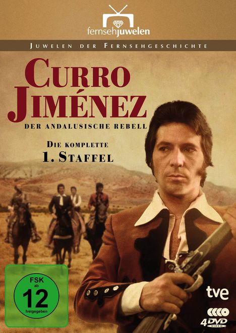 Curro Jiménez Staffel 1: Der andalusische Rebell, 4 DVDs