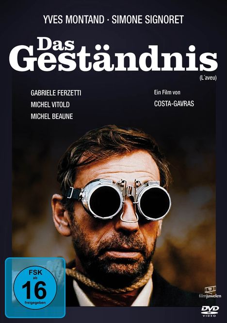 Das Geständnis (1970), DVD