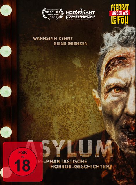 Asylum: Irre-phantastische Horror-Geschichten (Blu-ray &amp; DVD im Mediabook), 1 Blu-ray Disc und 1 DVD