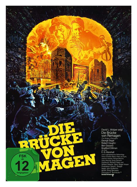 Die Brücke von Remagen (1969) (Blu-ray &amp; DVD im Mediabook), 2 Blu-ray Discs und 1 DVD