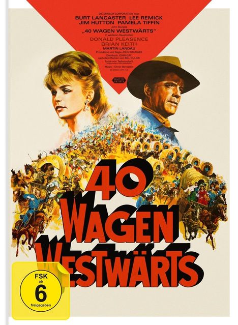 40 Wagen westwärts (Blu-ray &amp; DVD im Mediabook), 1 Blu-ray Disc und 1 DVD