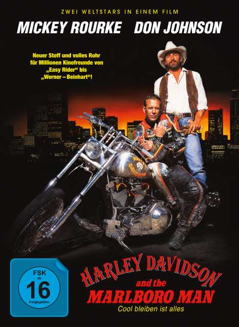 Harley Davidson and the Marlboro Man (Blu-ray &amp; DVD im Mediabook), 1 Blu-ray Disc und 1 DVD