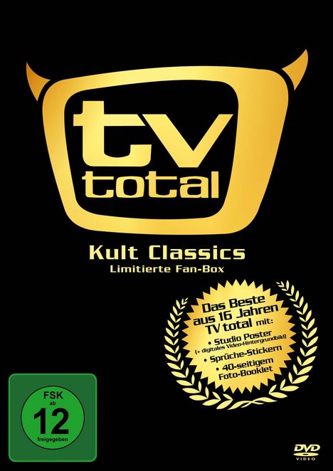 TV total Kult Classics Fan-Box, 5 DVDs