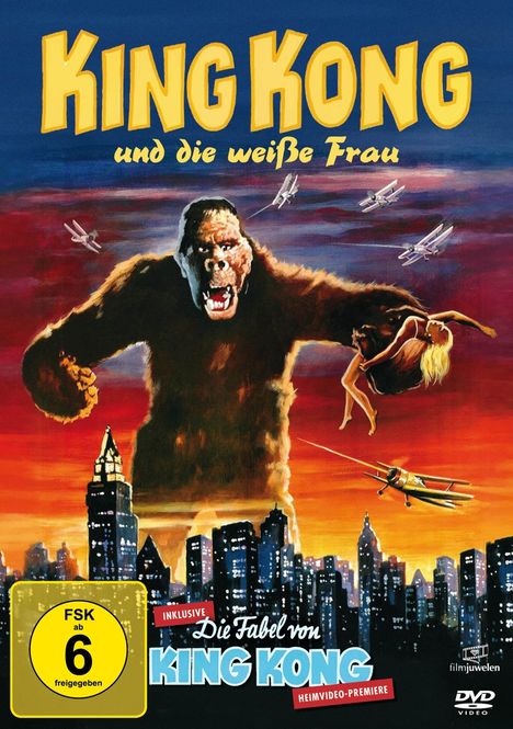 King Kong und die weisse Frau, DVD