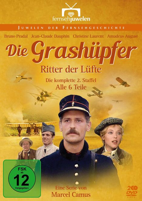 Die Grashüpfer Staffel 2 - Ritter der Lüfte, 2 DVDs