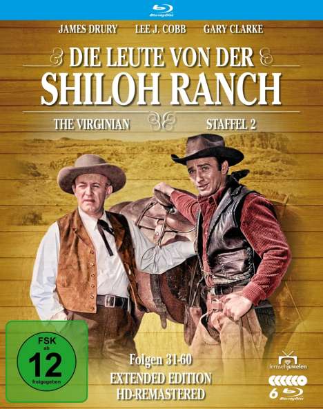 Die Leute von der Shiloh Ranch Staffel 2 (Extended Edition) (Blu-ray), 5 Blu-ray Discs