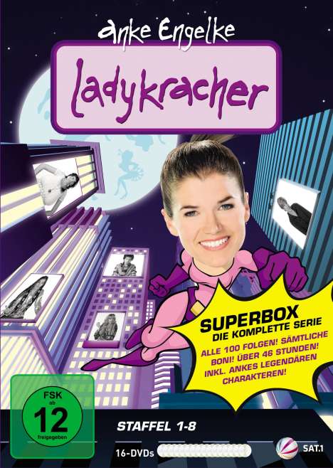 Ladykracher (Superbox) (Komplette Serie), 16 DVDs