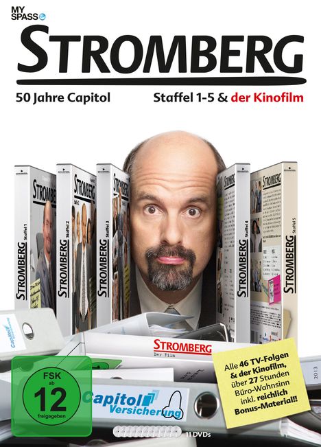 Stromberg-Box - Staffel 1-5 &amp; der Kinofilm, 11 DVDs