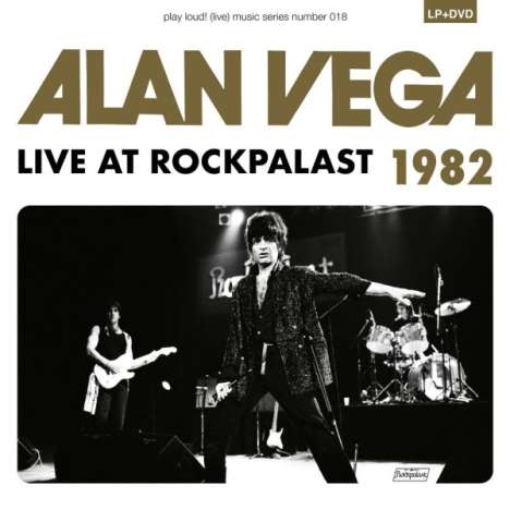 Alan Vega: Live At Rockpalast 1982, 1 LP und 1 DVD