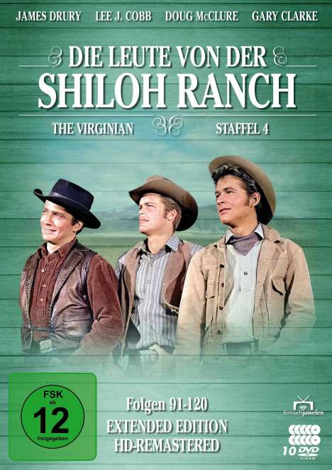 Die Leute von der Shiloh Ranch Staffel 4 (Extended Edition), 10 DVDs