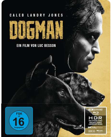 DogMan (2023) (Ultra HD Blu-ray &amp; Blu-ray im Steelbook), 1 Ultra HD Blu-ray und 1 Blu-ray Disc