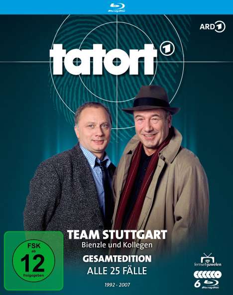 Tatort Team Stuttgart - Bienzle und Kollegen (Gesamtedition) (Blu-ray), 6 Blu-ray Discs