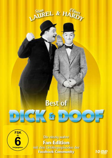 Best of Dick und Doof - Die einzig wahre Fan-Edition, 10 DVDs