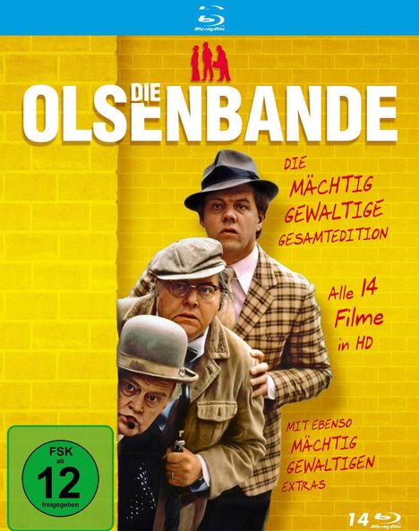 Die (mächtig gewaltige) Olsenbande Gesamtedition (Blu-ray), 14 Blu-ray Discs