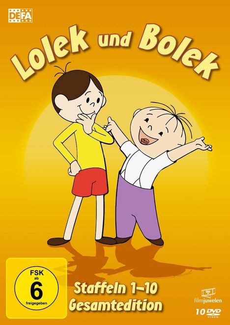 Lolek und Bolek (Gesamtedition), 10 DVDs