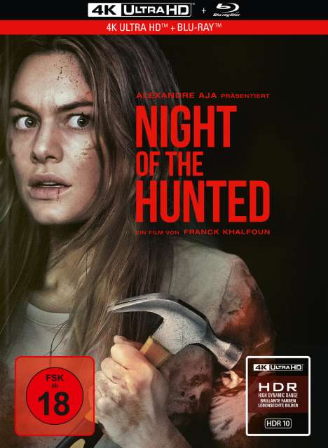 Night of the Hunted (2023) (Ultra HD Blu-ray &amp; Blu-ray im Mediabook), 1 Ultra HD Blu-ray und 1 Blu-ray Disc