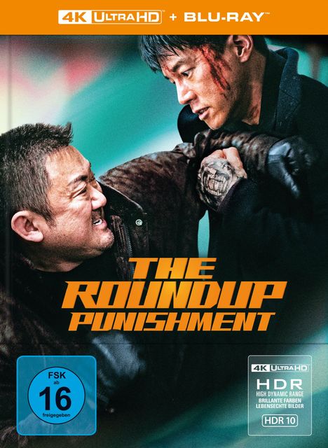The Roundup: Punishment (Ultra HD Blu-ray &amp; Blu-ray im Mediabook), 1 Ultra HD Blu-ray und 1 Blu-ray Disc