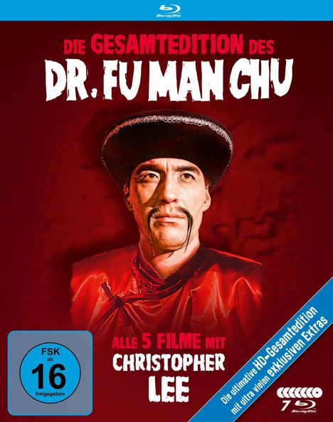 Dr. Fu Man Chu (Gesamtedition) (Blu-ray), 7 Blu-ray Discs