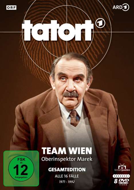 Tatort Team Wien - Oberinspektor Marek (Gesamtedition) (Fall 1-16), 8 DVDs