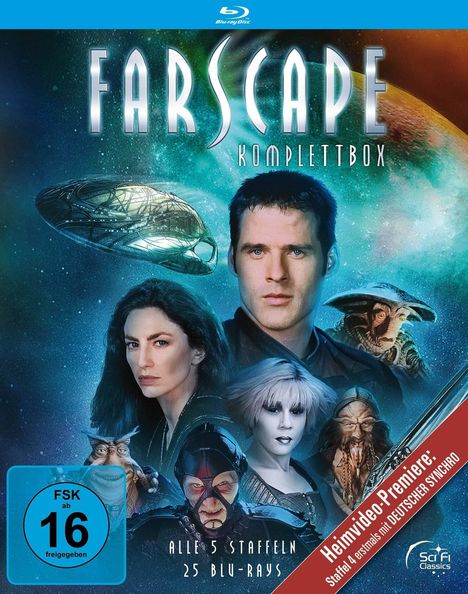 Farscape - Verschollen im All (Komplette Serie) (Blu-ray), 25 Blu-ray Discs