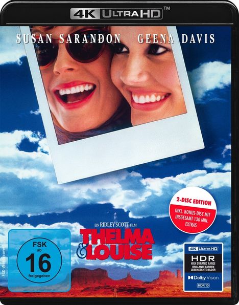 Thelma und Louise (Ultra HD Blu-ray &amp; Blu-ray), 1 Ultra HD Blu-ray und 1 Blu-ray Disc