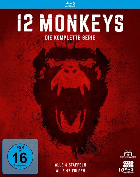 12 Monkeys (Komplette Serie) (Blu-ray), 10 Blu-ray Discs