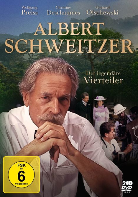 Albert Schweitzer - Der legendäre ARD-Vierteiler, 2 DVDs