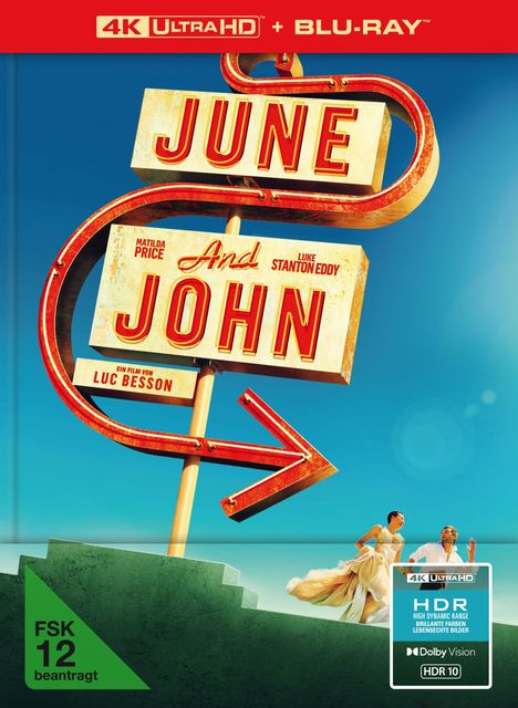 June and John (Ultra HD Blu-ray & Blu-ray im Mediabook), 1 Ultra HD Blu-ray und 1 Blu-ray Disc
