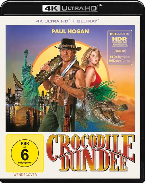 Crocodile Dundee (Ultra HD Blu-ray & Blu-ray), 1 Ultra HD Blu-ray und 1 Blu-ray Disc