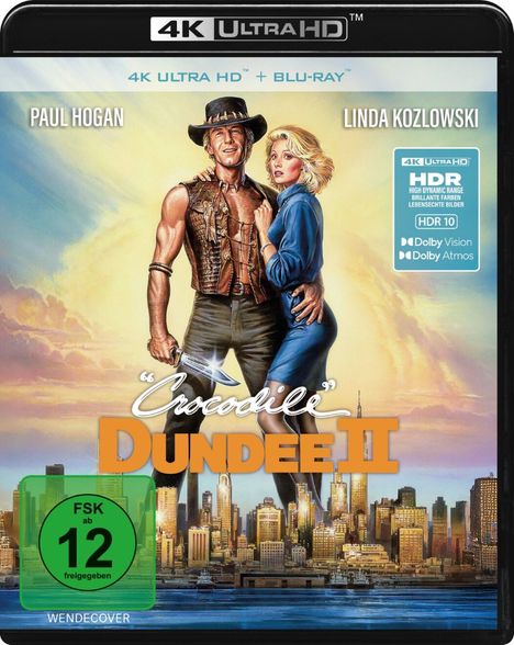 Crocodile Dundee II (Ultra HD Blu-ray & Blu-ray), 1 Ultra HD Blu-ray und 1 Blu-ray Disc