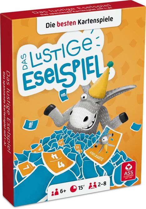 Das lustige Eselspiel in Stülpschachtel, Spiele