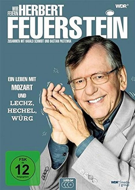 Wir feiern Herbert Feuerstein: Mein Leben mit Mozart und Lechz, Hechel, Würg (Mediabook), 3 DVDs