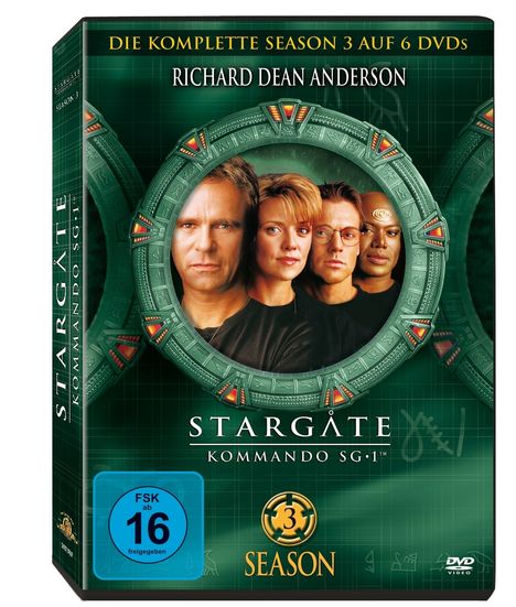 Stargate Kommando SG1 Season 3, 6 DVDs