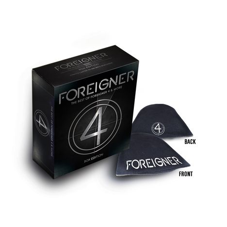 Foreigner: The Best Of Foreigner 4 &amp; More (Limited Boxset), 1 CD und 1 Merchandise