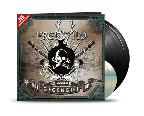 Frei.Wild: Gegengift (JVA - Jubiläums Vinyl Auflage) (Limited Edition), 2 LPs und 2 CDs