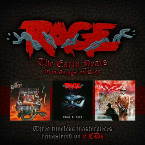 Rage: The Early Years: From Avenger To Rage, 6 CDs