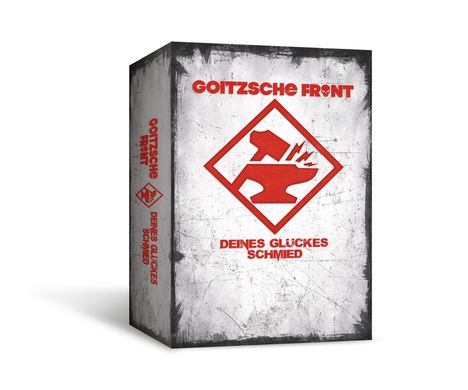 Goitzsche Front: Deines Glückes Schmied (Limited-Edition) (Boxset), 2 CDs, 1 DVD und 1 Merchandise