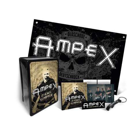 Ampex: Einzelkämpfer (Limited Boxset), 1 CD und 1 Merchandise