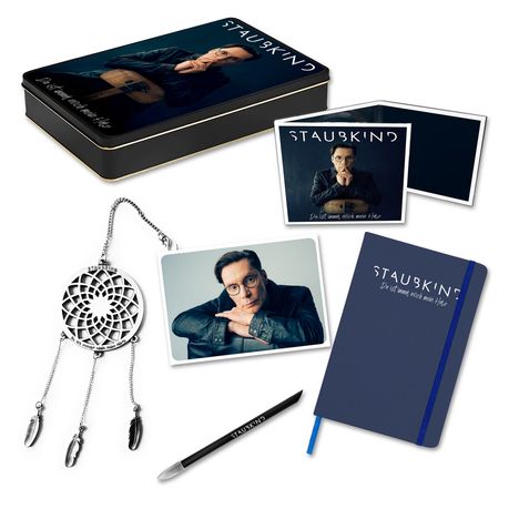 Staubkind: Da ist immer noch mein Herz (Limited Boxset), 1 CD und 1 Merchandise