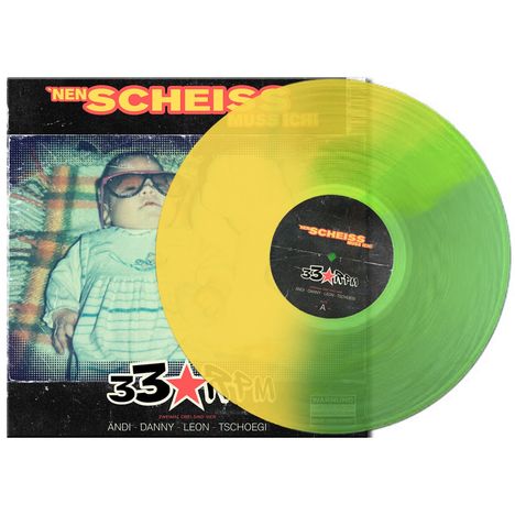 33RPM: 'Nen Scheiß muss ich (Ltd. green/yellow Vinyl), LP