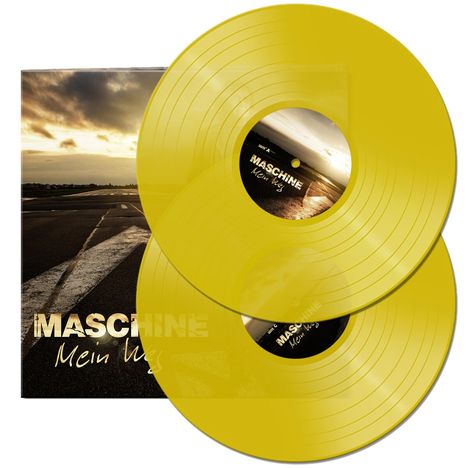 Maschine: Mein Weg (Limited Edition) (Sunny Yellow Transparent Vinyl), 2 LPs