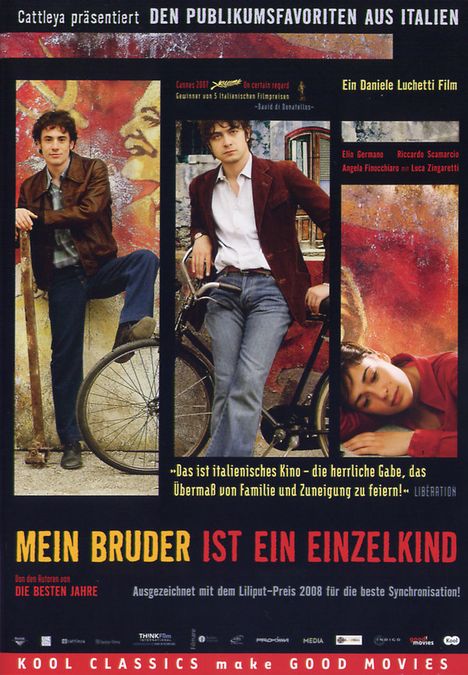 Mein Bruder ist ein Einzelkind, DVD