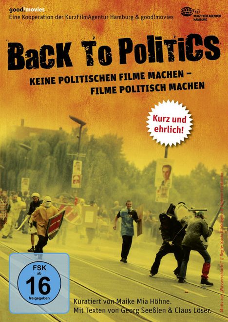 Back To Politics, DVD